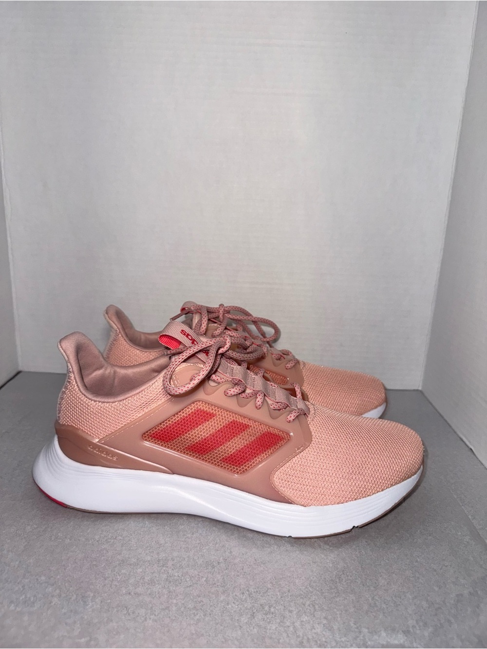 Adidas Cloudfoam Comfort Running Shoes Pink Coral Women 9.5 Athletic